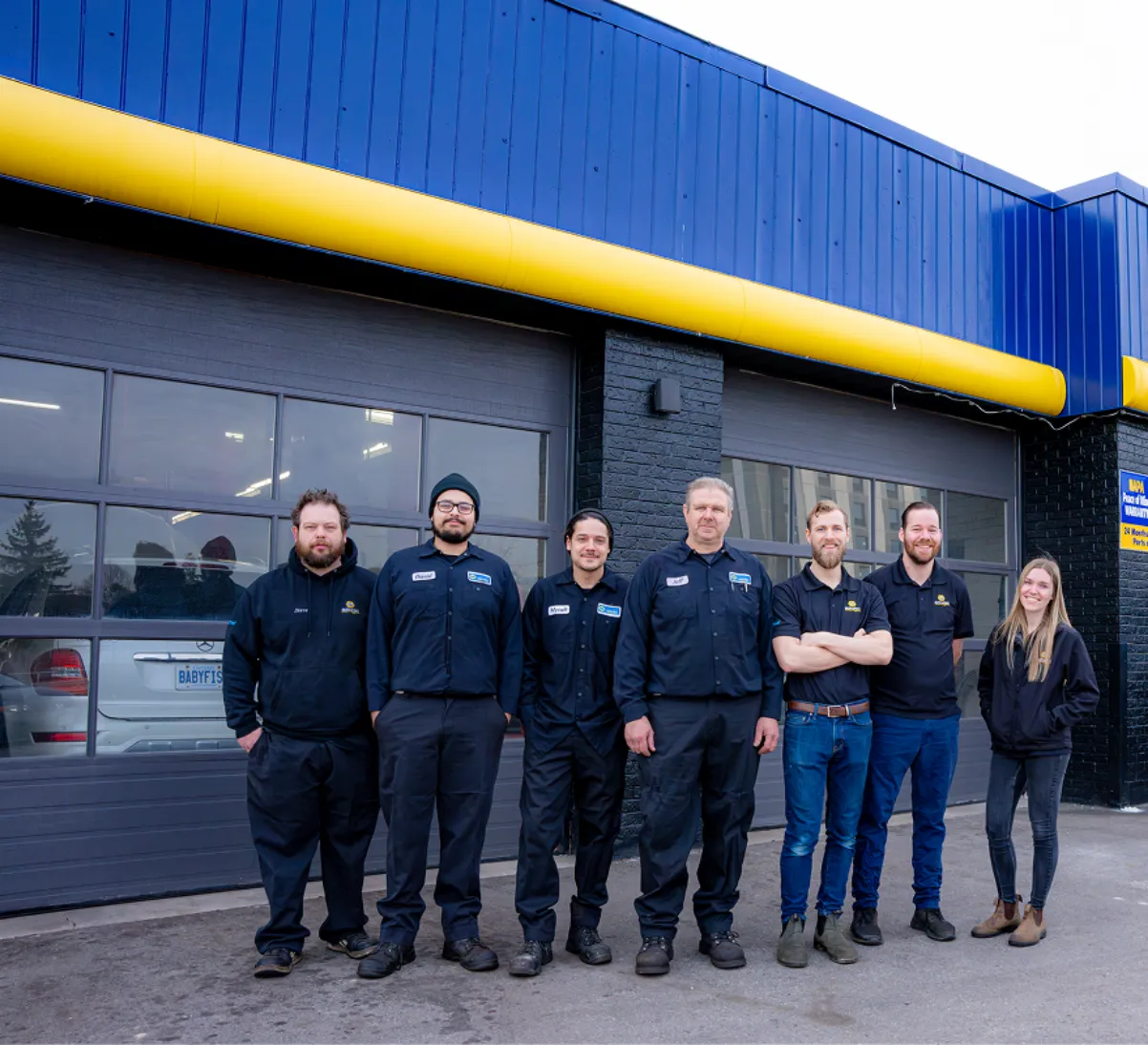 The NAPA AutoPro Upper James team
